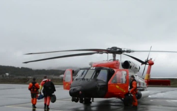 Coast Guard prepares to medevac 3 men from Copacabana south of Kodiak, Alaska