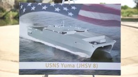 SecNav Visits Yuma, Officially Names USNS Yuma