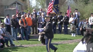 Indiana National Guard Ceremonial Unit Honors Vets