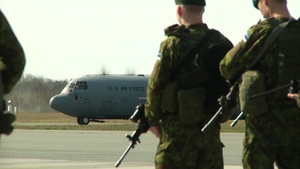 173rd Airborne Brigade arrive in Estonia