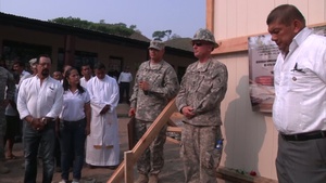 Community Dedicates School Extension to Fallen Soldier