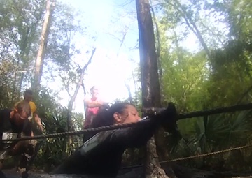 Mud, Sweat and Tears:  Runners temper their mettle during MARSOC Mud Run