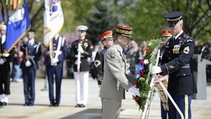 Joint Honor Guard Wreath Ceremony CHOD France