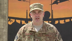 Chief Master Sgt. Ronald Albers Mother Day Shout Out