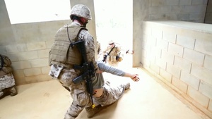 Hospital Corpsmen Expand Military Training, No V/O
