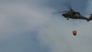 Oklahoma Army National Guard Drops Water for Fire Support