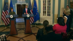 Secretary of State, John Kerry and EU High Representative Lady Catherine Ashton Briefing