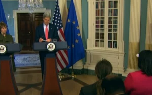 Secretary of State, John Kerry and EU High Representative Lady Catherine Ashton Briefing