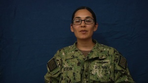 Petty Officer 2nd Class Verdin Mother's Day Shout Out