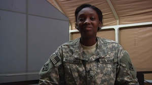 Pfc. McDowell Mother's Day Shout Out