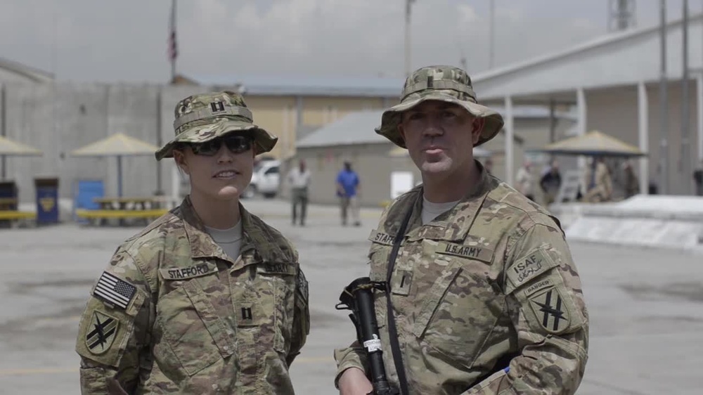 DVIDS - Video - Capt. Julia Stafford and 1st Lt. Jeremiah Stafford