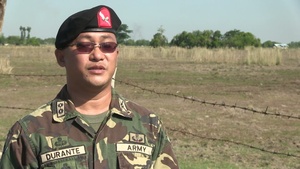 Philippine Army Lt. Col. Jesus P. Durante III Interview during Exercise Balikatan 2014