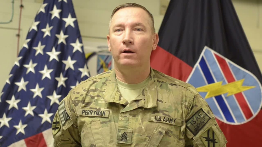 DVIDS - Video - Command Sgt. Maj. Ronnie Perryman