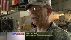 Complex, Historic Effort to Return Equipment from OEF