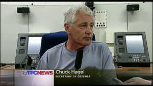 Hagel Arrives in Saudi Arabia