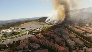 3rd MAW Marines fight San Diego county wildfires