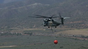 B-roll of HMH-462 Assisting with San Diego County Wildfires