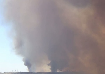 Broll: 3rd MAW Marines Fight Camp Pendleton Wildfires