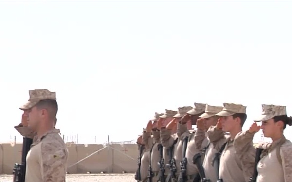 B-Roll for Cpl. Cannon National Anthem (No Audio)