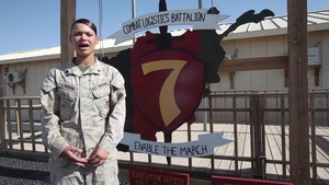 Cpl. Pashun Cannon Sings National Anthem for Atlanta Braves