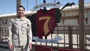 Cpl. Pashun Cannon Shouts Out to New York Yankees