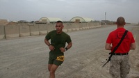 Service members run Marine Corps Historic Half Marathon in Afghanistan