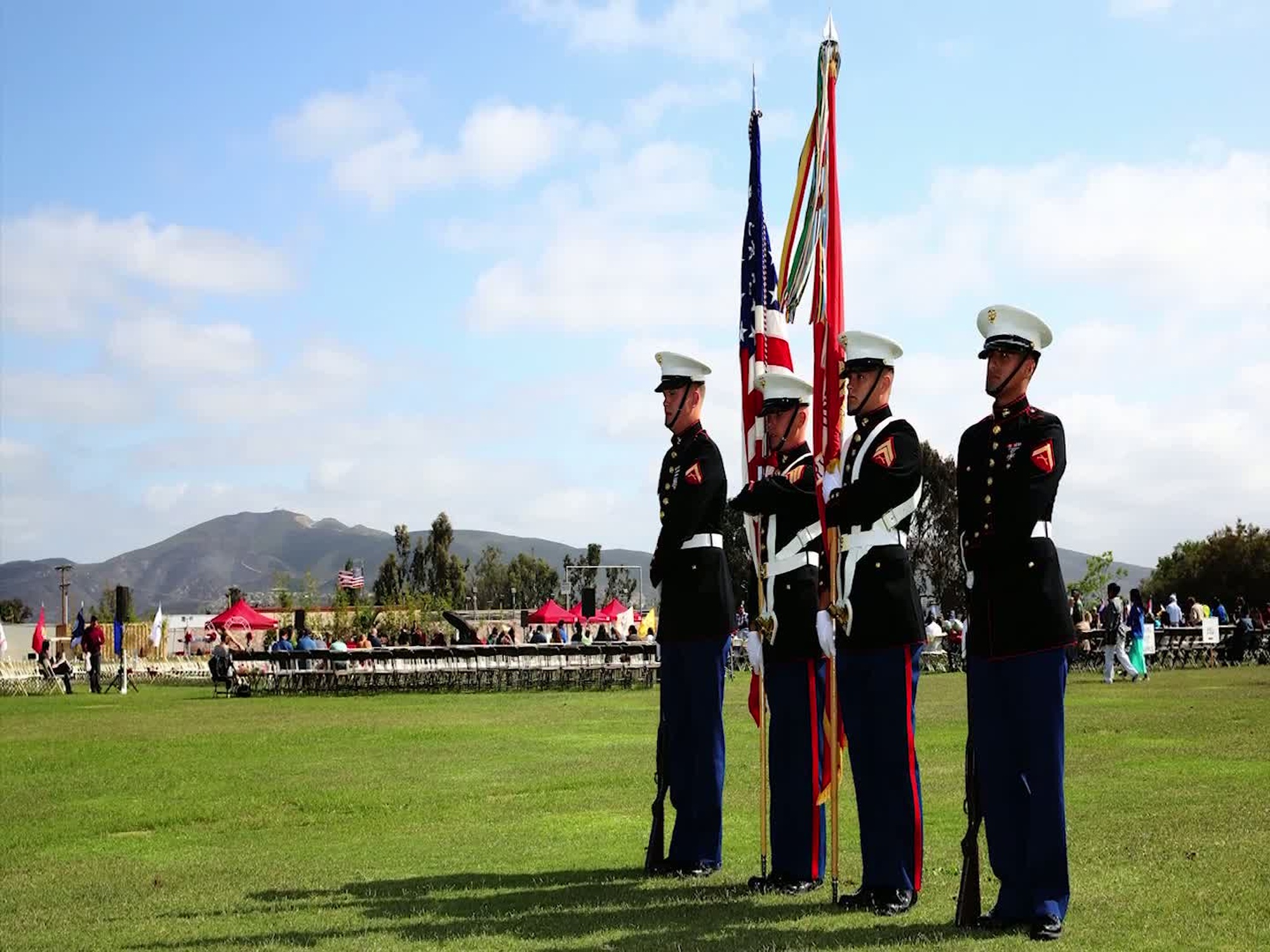 42nd Infantry Division Color Guard marks end of World War …