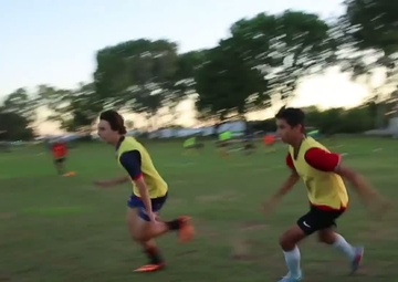 MRF-D Marines Influence Local Soccer Team - Broll