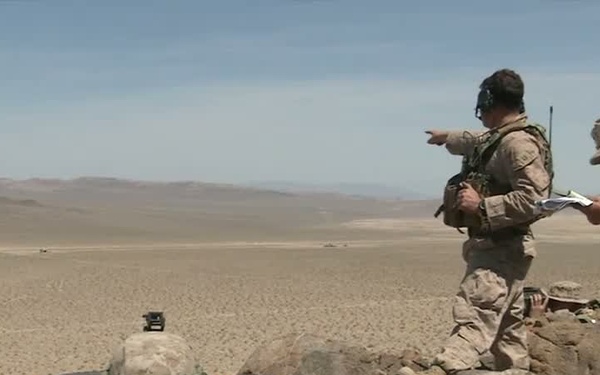 Marines Support Soldiers at NTC - Broll