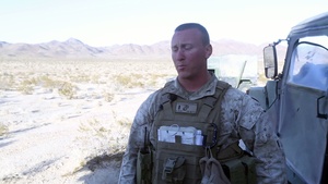 Marine 1st Lt. Isaac Williams - 2nd Bn., 11 Marines, supports Exercise Desert Scimitar