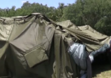 B-Roll of South Florida Homeless Veterans Standdown