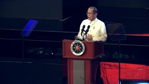 Philippine President speaks at World Economic Forum