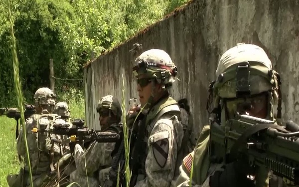 Slovenian MPs and 91st BEB Engineers Urban Assault B Roll