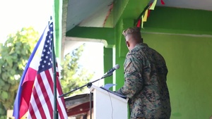 Dedication Ceremony for Malobago Elementary School and Medical Clinic
