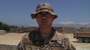 Spc Andres Sandin Shout Out for the French Open 2014