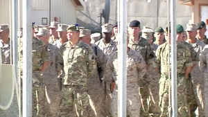 Service Members Aboard Camp Leatherneck Remember the Fallen