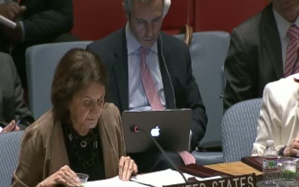 Ambassador Rosemary DiCarlo, U.S. Deputy Permanent Representative to the United Nations, at the UN Security Council Meeting Ukraine