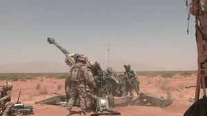 Coalition forces call for fire at NIE 14.2