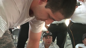 349th CSH Soldiers Train Guatemalan Firefighters