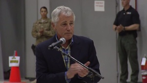 Secretary of Defense visits Bagram Airfield B-roll