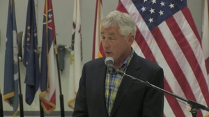 Freedom File:  Secretary of Defense, Chuck Hagel, visits troops in Afghanistan