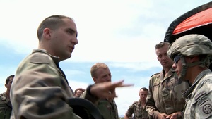 French Train With U.S. Paratroopers
