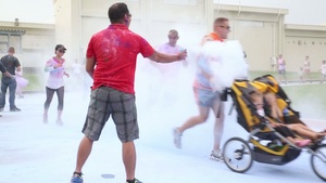 Service Members, Families Raise Awareness with a Color Run