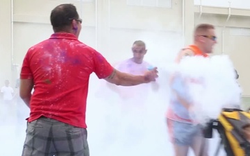 Service Members, Families Raise Awareness with a Color Run