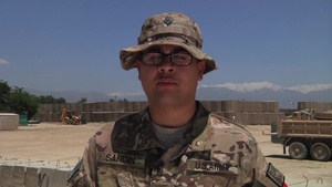 SPC Andres Sandin Shout-Out for his Wife