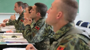 Albanian OCS cadets received Blue Ascot