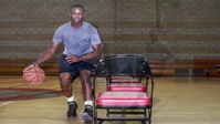 Marine Combats Stress on the Court