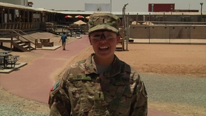 Lt.j.g. Laura Bis Shout Out to the Detroit Tigers