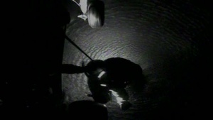 Coast Guard nighttime rescue drill