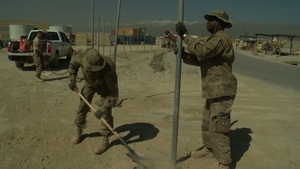 Prime BEEF Sq Builds Fence Around Airfield at Bagram